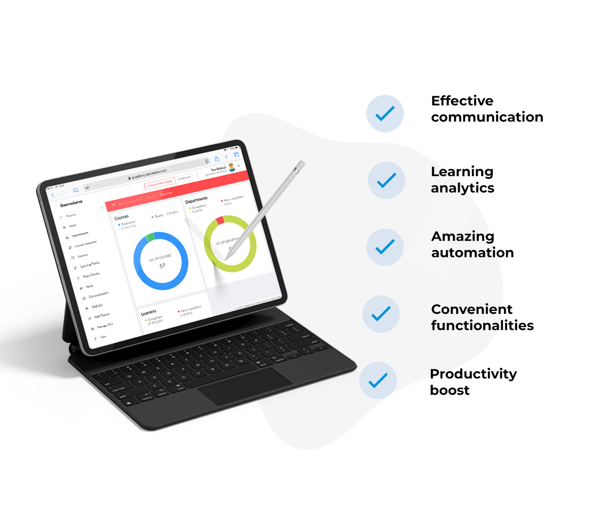 Learning and development with LMS