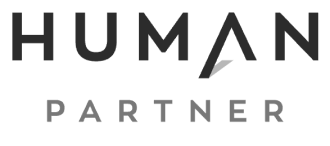 Human partner logo gray