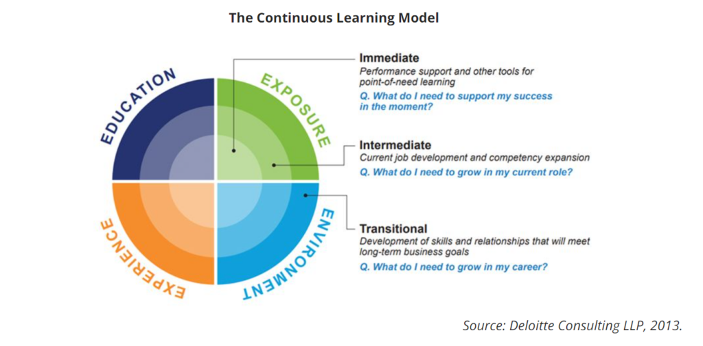 Delitte continuous learning model